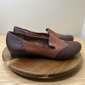 Naturalizer Shoes Womens 7.5M Brown Lancing Oxford Wingtip On N5 Comfort